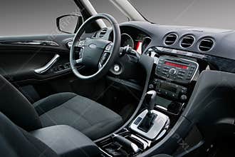 Modern car interior