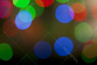 Colorful defocused Christmas Lights