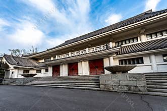 Historic building, the former site of the Shenwu Temple of Japan in the Puppet Manchukuo