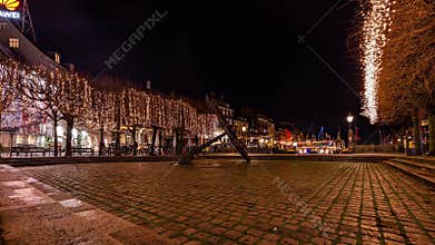 The memorial anchor in Nyhavn in Copenhagen