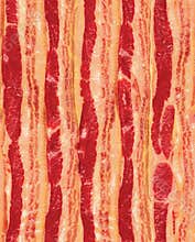Seamless Repeating Strips of Bacon
