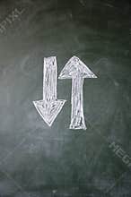 Up and down arrows