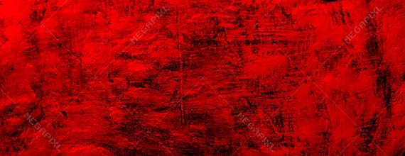 Grunge red metallic wall texture of concrete floor background for creation abstract.