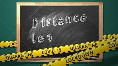 Distance learning. New normal concept.