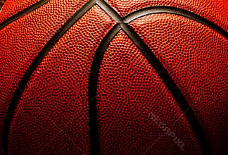 Basketball closeup