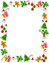Christmas border / frame