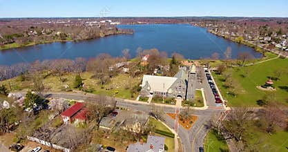 Wakefield aerial view, Massachusetts, USA