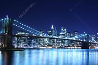 Brooklyn Bridge At Night