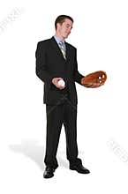 Business Man Baseball