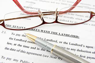 Tenant agreement with the landlord