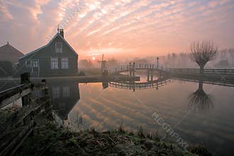 Sunrise on Zaanse Schans