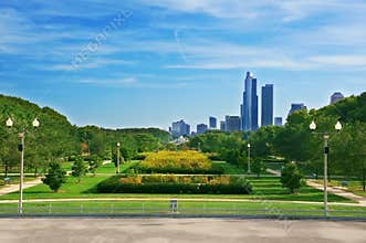 View of Grant Park (Chicago)