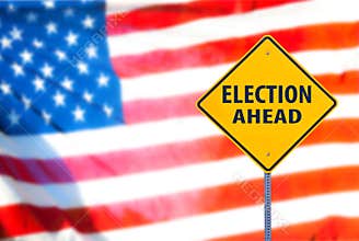Election Ahead Sign