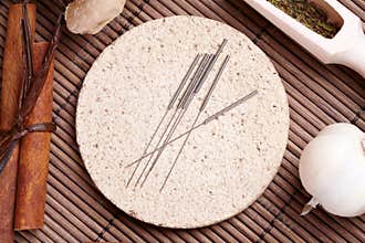 Acupuncture needles and TCM herbs