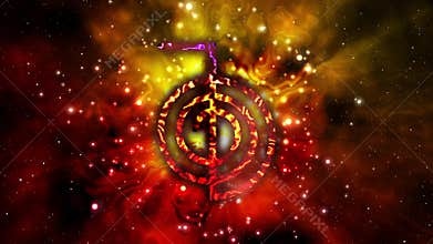 Animated Reiki Symbols for relaxation with particle effects