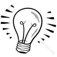 Light bulb sketch