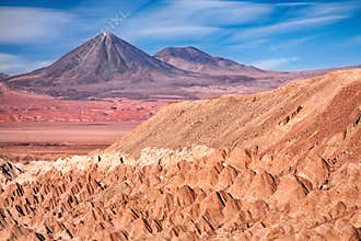 View from Valle de la Muerte, Chile
