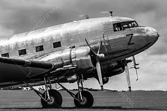 Vintage airliner