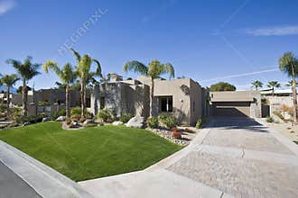 Modern Suburban House Exterior