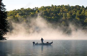 Fisherman in Fog 1