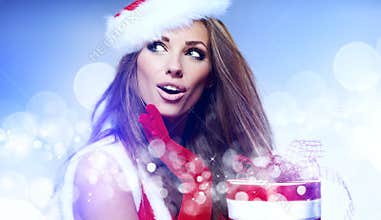 Christmas woman