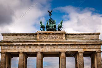 Quadriga on Top of the Brandenburger Tor (Brandenburg Gate)