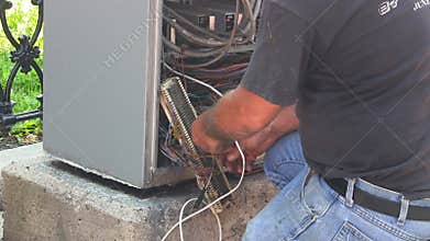 Boston city traffic control box; 2