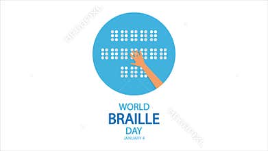 Braille World Day January 4 banner