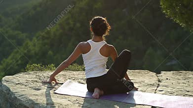 Yoga outside