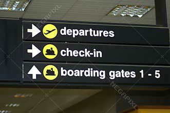 Airport sign