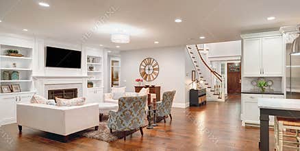 Luxurious living room Panorama