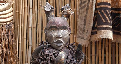 Cultural artifact of Baga tribe who live on coast of Gulf of Guinea in Africa