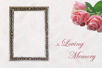 Funeral eulogy card