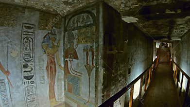 ancient color egypt images on wall