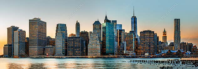 New York City skyline panorama