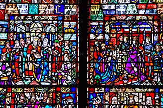 Mosaic window in Trinity Church