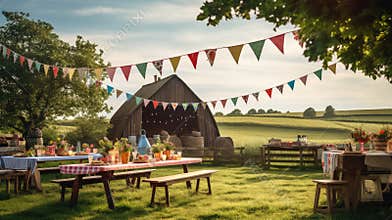 tractor farm party