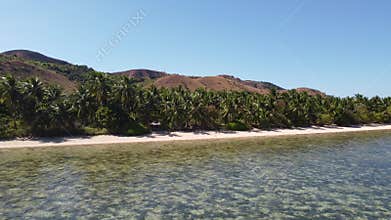 Philippine Paradise: Aerial Drone Views of Stunning Sunsets, Sunrises, and Tropical Beaches with Palm Trees