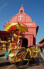 Malacca Tricycle & The Church