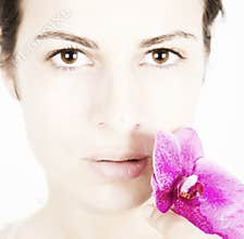 Young woman with clean, fresh skin
