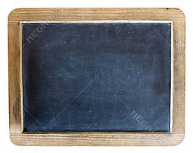Old Vintage retro School Chalkboard Slate Isolated