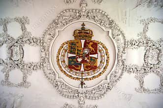 Danish Royal Crest at the Rosenborg Castle