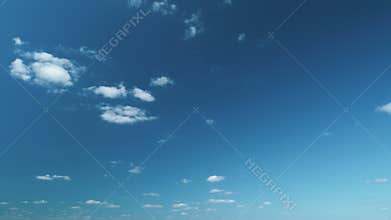Sky Blue Or Azure Sky And Clouds. Soft White Clouds On Pastel Blue Sky Background.