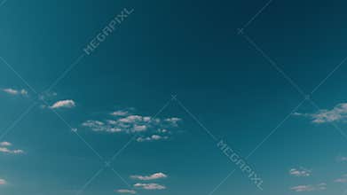 Beautiful Sky Background. Blue Sky With Clouds As Blue Backdrop In Air. Blue Sky With White Clouds.