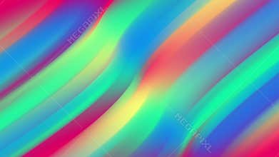 Colorful gradient. Moving abstract background. The colors vary with position, producing smooth color transitions