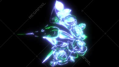 video of sword fish with roses