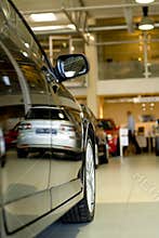 Car dealership showroom