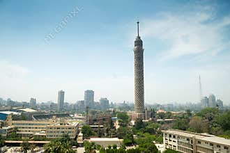 City view of Cairo tower