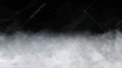 Steam Smoke Loop rising from bottom to top. Endless loop