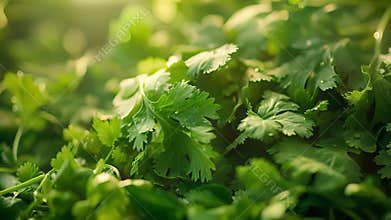 The scent of freshly chopped cilantro fills the air as its added to the other ingredients